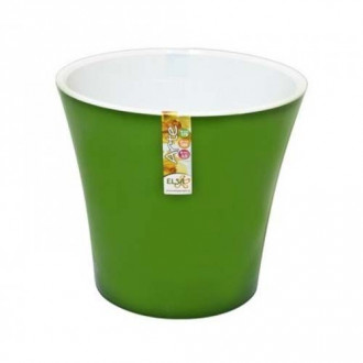 Горшок для цветов Арте с системой автополива и контролем уровня воды Зеленое золото-белое 2 л изображение 9