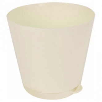 Горшок для цветов Easy Grow D 160 с прикорневым поливом Сливочный изображение 13
