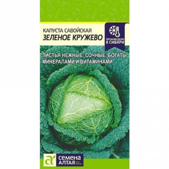 Капуста савойская Зеленое кружево Семена Алтая изображение 1