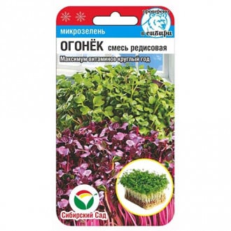 Микрозелень Огонек смесь редисовая, смесь сортов Сибирский сад изображение 15