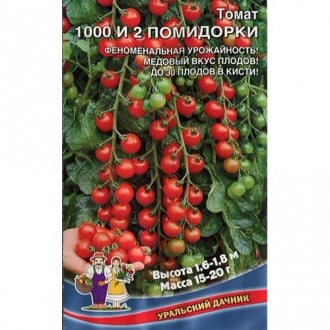 Томат 1000 и 2 помидорки Уральский дачник изображение 3