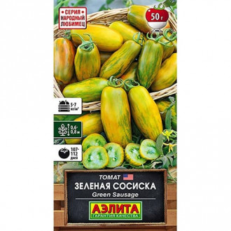 Томат Зеленая сосиска Аэлита изображение 2