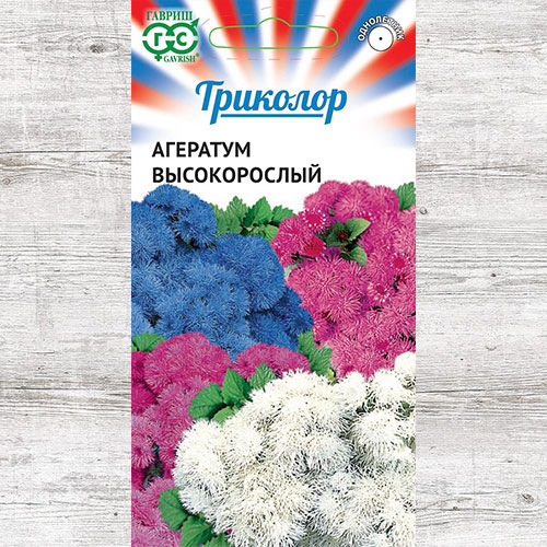 Агератум высокорослый, смесь окрасок Гавриш изображение 1 артикул 73763