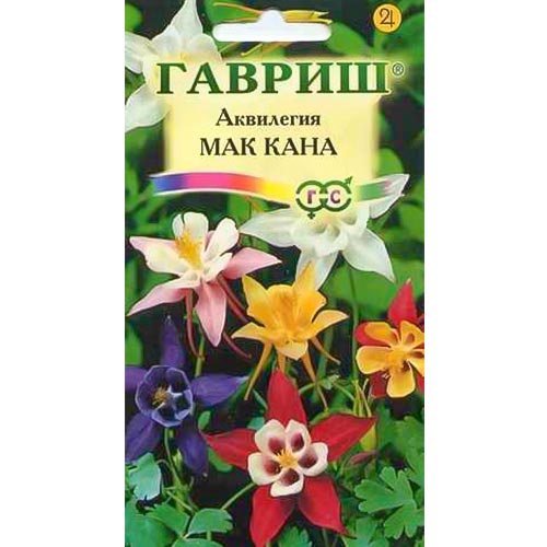 Аквилегия Мак Кана, смесь окрасок Гавриш изображение 1 артикул 91887