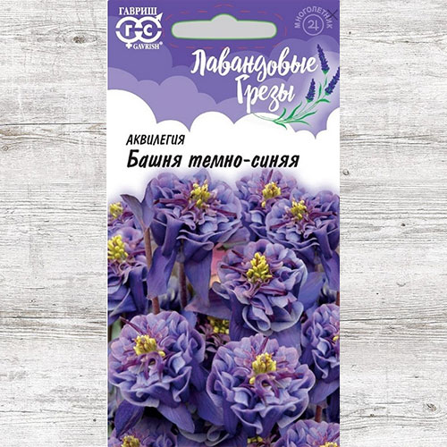 Аквилегия Башня темно-синяя Гавриш артикул фото 1 Аквилегия Башня темно-синяя Гавриш изображение 1 артикул 71109