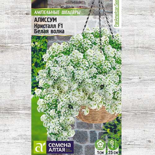 Алиссум Кристалл Белая волна F1 изображение 1 артикул 81606