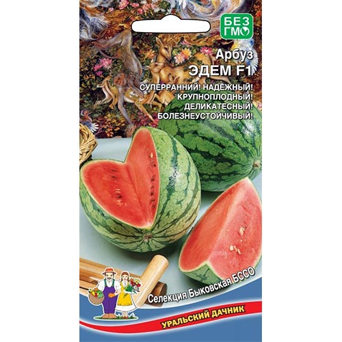 Арбуз Эдем F1 Уральский дачник изображение 1 артикул 94448