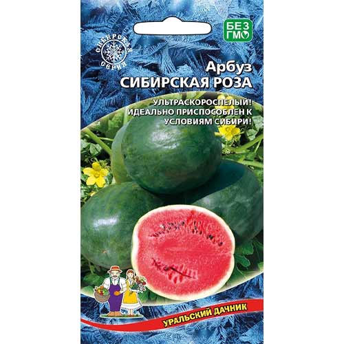 Арбуз Сибирская роза Уральский дачник изображение 1 артикул 97126