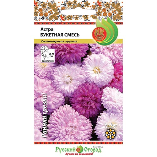 Астра Букетная, смесь окрасок НК изображение 1 артикул 92421