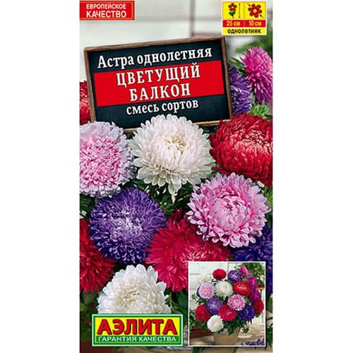 Астра Цветущий балкон, смесь окрасок Аэлита изображение 1 артикул 98859