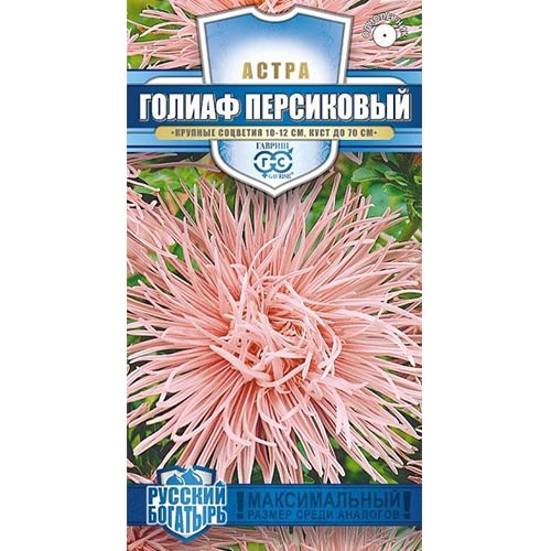 Астра Голиаф Персиковый Гавриш изображение 1 артикул 91922