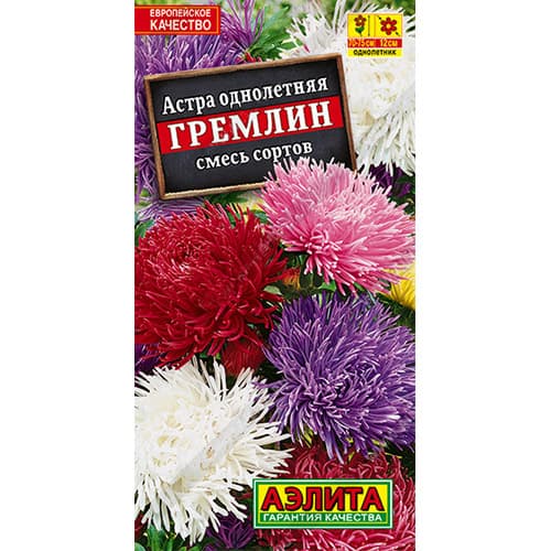 Астра Гремлин, смесь окрасок Аэлита артикул фото 1 Астра Гремлин, смесь окрасок Аэлита изображение 1 артикул 98843