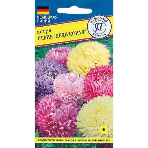 Астра Леди Корал, смесь окрасок Престиж изображение 1 артикул 97989
