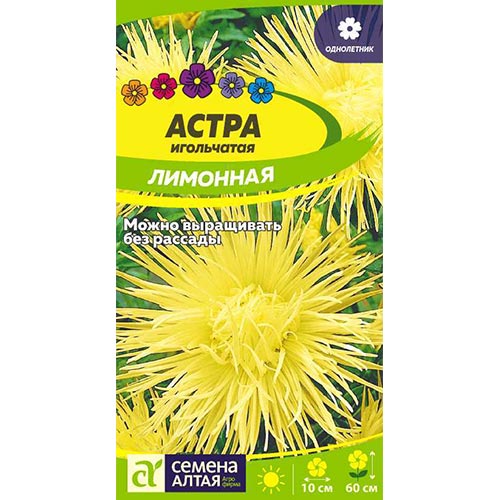Астра Лимонная Семена Алтая изображение 1 артикул 94121