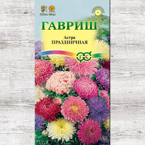 Астра Праздничная, смесь окрасок Гавриш изображение 1 артикул 82313