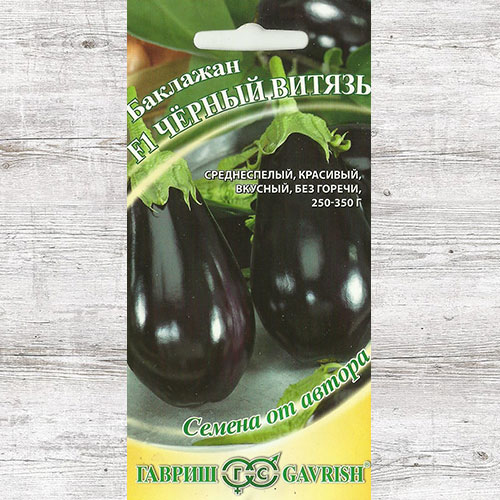 Баклажан Черный витязь Гавриш артикул фото 1 Баклажан Черный витязь Гавриш изображение 1 артикул 73946