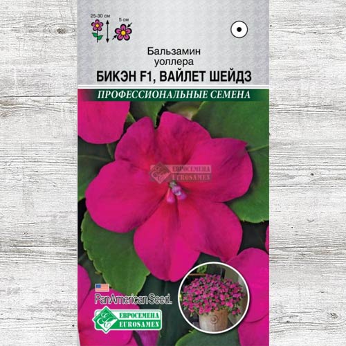 Бальзамин Уоллера Бикэн Вайлет Шейдз F1 изображение 1 артикул 83447