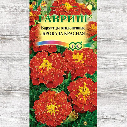 Бархатцы Брокада красная Гавриш изображение 1 артикул 73805