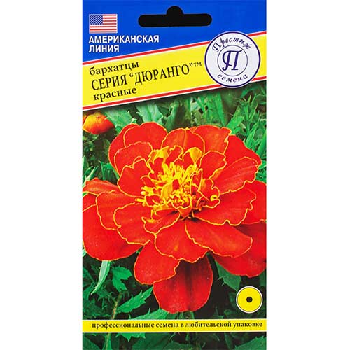 Бархатцы Дюранго красные Престиж артикул фото 1 Бархатцы Дюранго красные Престиж изображение 1 артикул 73620