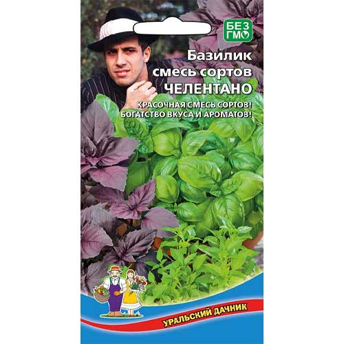 Базилик Челентано, смесь сортов Уральский дачник изображение 1 артикул 74145