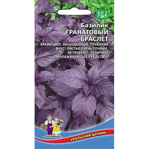 Базилик Гранатовый браслет Уральский дачник изображение 1 артикул 94453