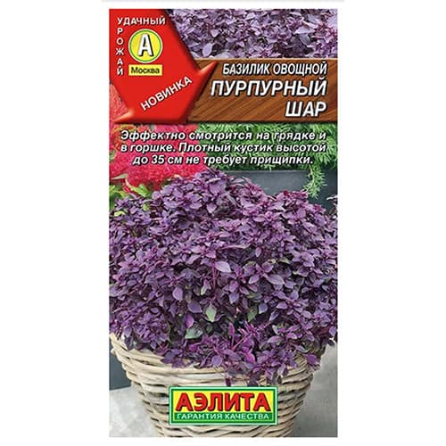 Базилик Пурпурный шар Аэлита изображение 1 артикул 98201