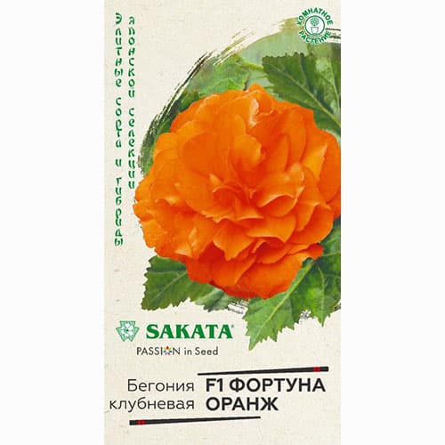 Бегония клубневая Фортуна Оранж F1 Гавриш изображение 1 артикул 84004