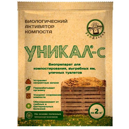 Биоактиватор Уникал для выгребных ям, туалетов и септиков изображение 1 артикул 94927