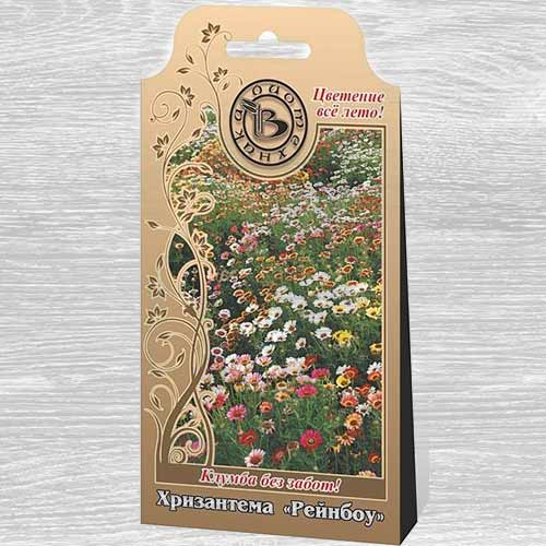 Цветочная клумба Хризантема Рейнбоу, смесь окрасок изображение 1 артикул 74136