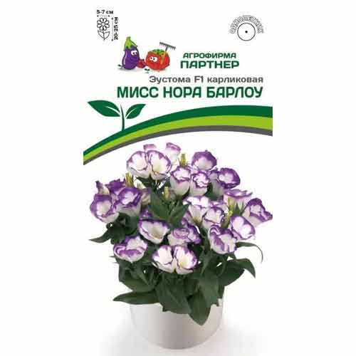 Эустома карликовая Мисс Нора Барлоу F1 Партнер изображение 1 артикул 97260
