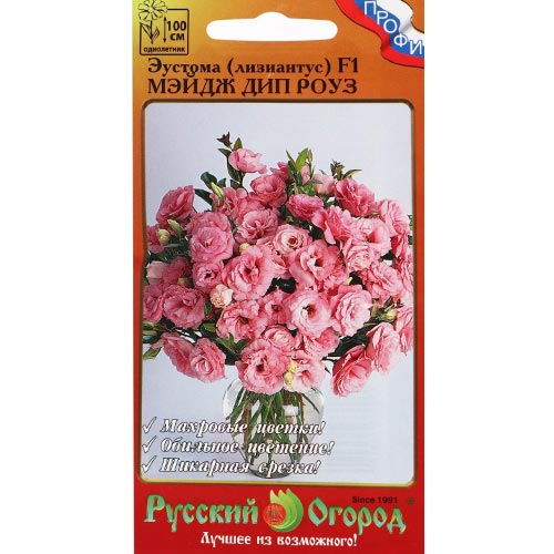 Эустома Мэйдж Дип Роуз F1 НК изображение 1 артикул 92654