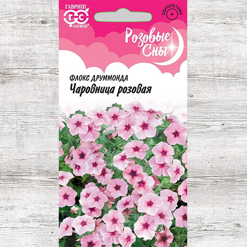 Флокс Друммонда Чаровница розовая Гавриш изображение 1 артикул 74960
