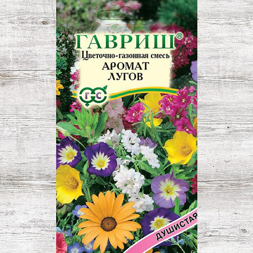 Газон цветочный Аромат лугов, смесь окрасок Гавриш изображение 1 артикул 71161