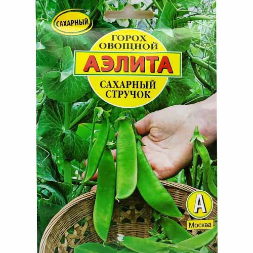 Горох овощной Сахарный стручок Аэлита изображение 1 артикул 40032