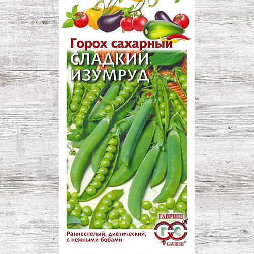 Горох Сладкий изумруд Гавриш артикул фото 1 Горох Сладкий изумруд Гавриш изображение 1 артикул 82154