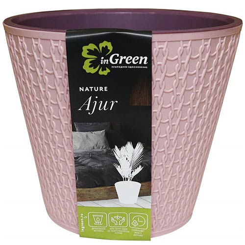 Горшок для цветов Ajur Английская роза 4 л изображение 1 артикул 83358