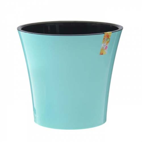 Горшок для цветов Арте с системой автополива и контролем уровня воды Мята черный 2 л изображение 1 артикул 85299