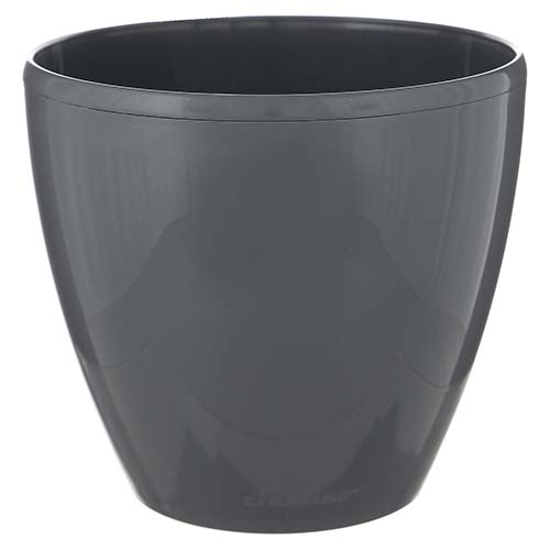 Горшок для цветов Деко Твин с системой базового автополива Антрацит 2,5 л изображение 1 артикул 85293