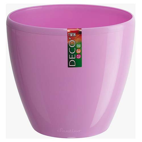 Горшок для цветов Деко Твин с системой базового автополива Лаванда 2,5 л изображение 1 артикул 85292