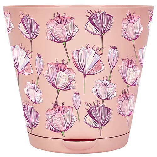 Горшок для цветов Easy Grow D 120 с прикорневым поливом Розовый сад изображение 2 артикул 85264