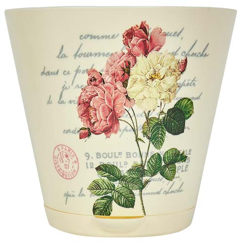 Горшок для цветов Easy Grow D 120 с прикорневым поливом Сливочный прованс изображение 1 артикул 85260