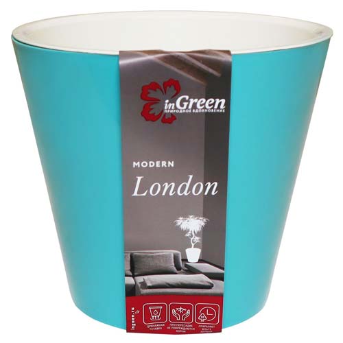 Горшок для цветов London Голубой жасмин 1 л изображение 1 артикул 85245