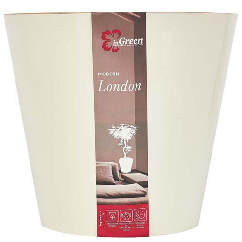 Горшок для цветов London Сливочный 3,3 л изображение 1 артикул 85238
