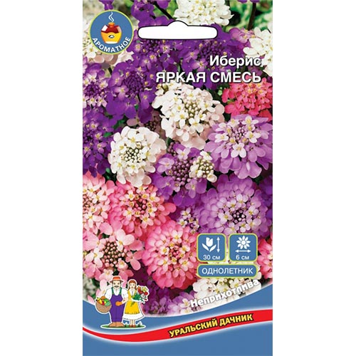 Иберис Яркая смесь, смесь окрасок Уральский дачник изображение 1 артикул 94797
