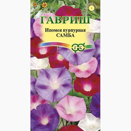 Ипомея пурпурная Марципановые звезды Гавриш артикул фото 1 Ипомея пурпурная Марципановые звезды Гавриш изображение 1 артикул 97684
