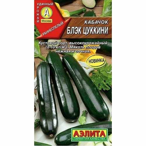 Кабачок Блэк цуккини Аэлита изображение 1 артикул 40044