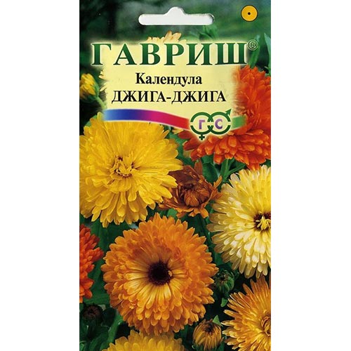 Календула Джига-Джига, смесь окрасок Гавриш изображение 1 артикул 92065