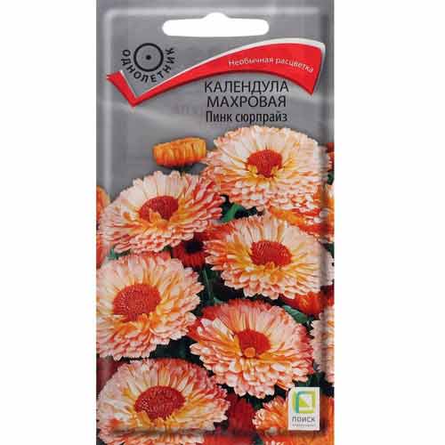 Календула Пинк Сюрпрайз Поиск артикул фото 1 Календула Пинк Сюрпрайз Поиск изображение 1 артикул 92989