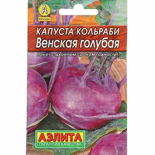 Капуста кольраби Венская голубая Аэлита артикул фото 1 Капуста кольраби Венская голубая Аэлита изображение 1 артикул 40068
