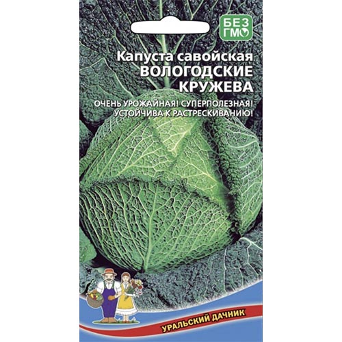 Капуста савойская Вологодские кружева Уральский дачник изображение 1 артикул 94532